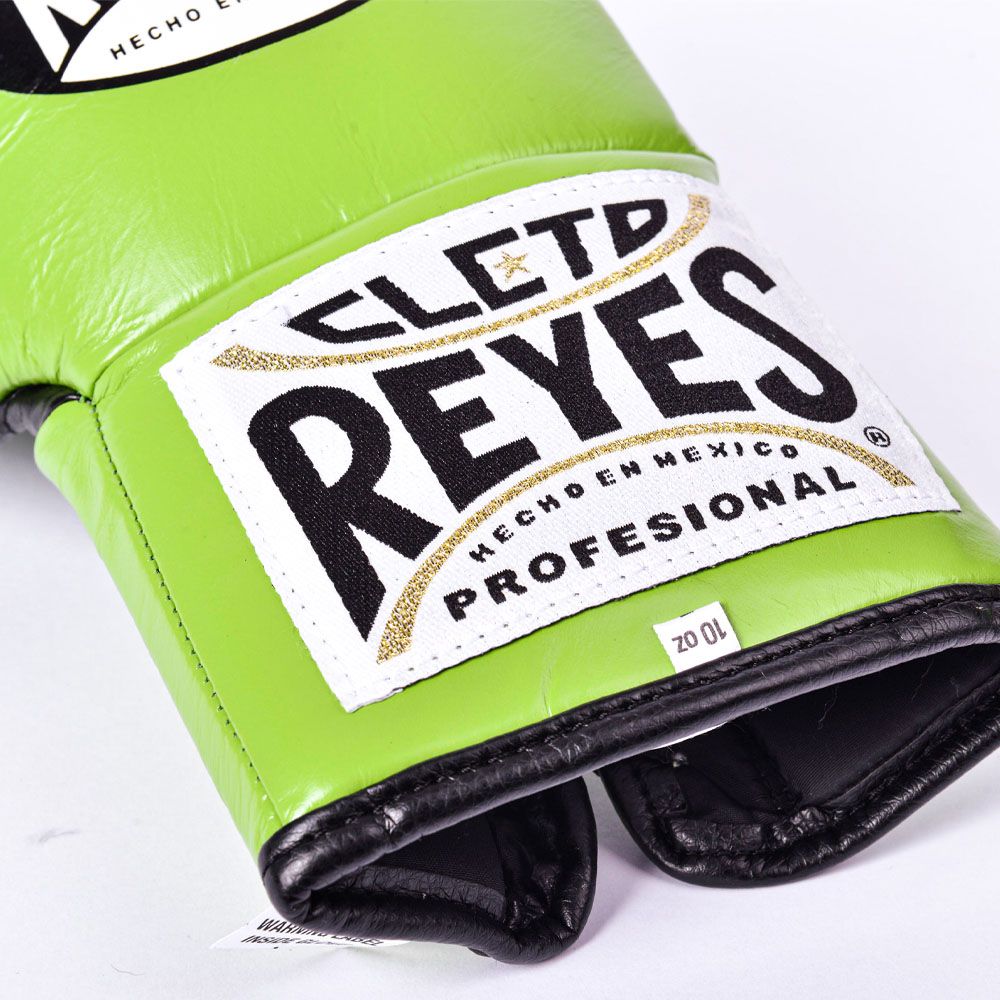 Cleto Reyes Boxhandschuhe Professional Fight mit Schnürung, Grün 6