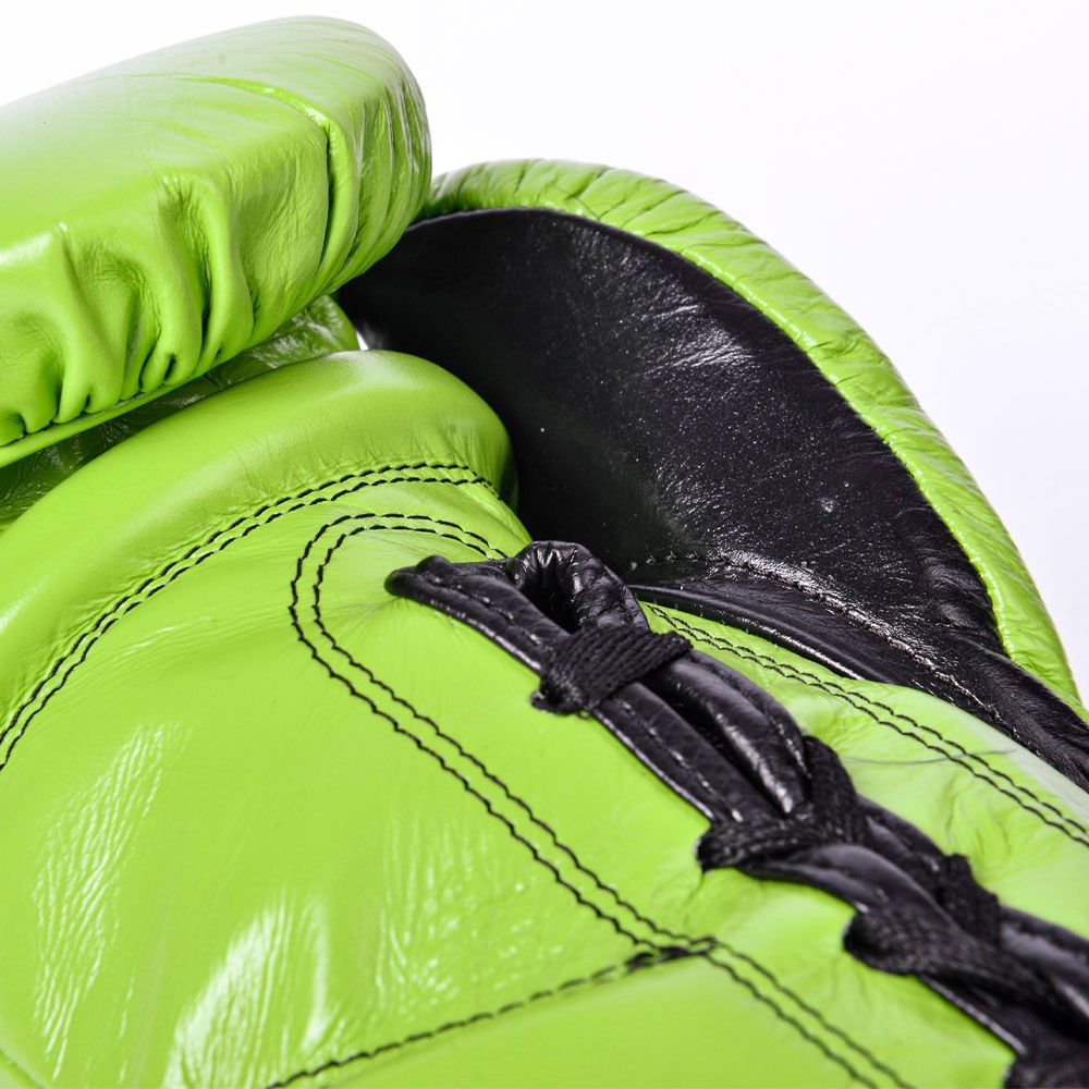 Cleto Reyes Boxhandschuhe Professional Fight mit Schnürung, Grün 7