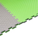 Kampfsportmatte 1mx1mx2cm, Grün-Grau