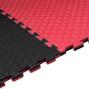 Kampfsportmatte 1mx1mx2cm, Rot-Schwarz