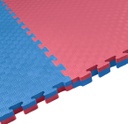 Kampfsportmatte 1mx1mx3cm, Rot-Blau