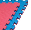 Kampfsportmatte 1mx1mx2cm, Rot-Blau