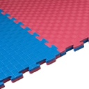 Kampfsportmatte 1mx1mx2cm, Rot-Blau