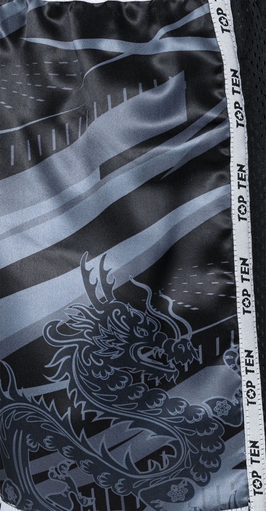 Top Ten Kickbox-Shorts WAKO Legacy25, Schwarz 5