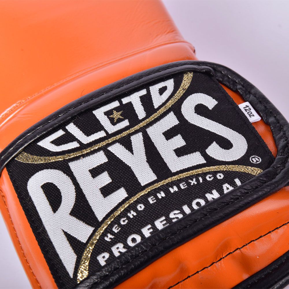 Cleto Reyes Boxhandschuhe Training Velcro, Orange 5