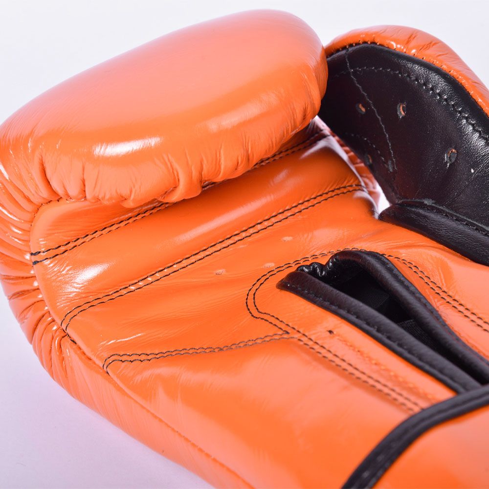 Cleto Reyes Boxhandschuhe Training Velcro, Orange 6