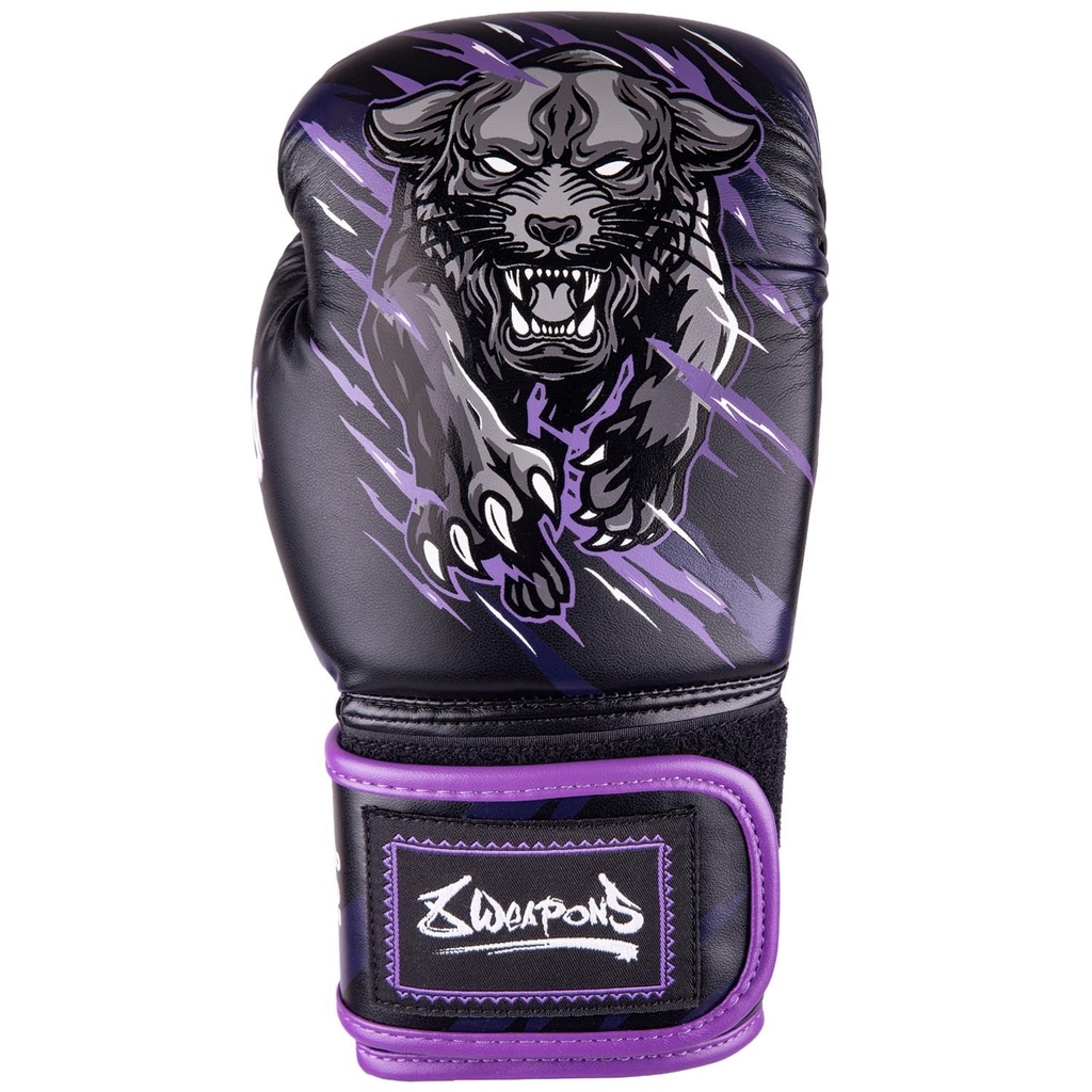8Weapons Boxhandschuhe Panther Kids, Schwarz-Violett 6