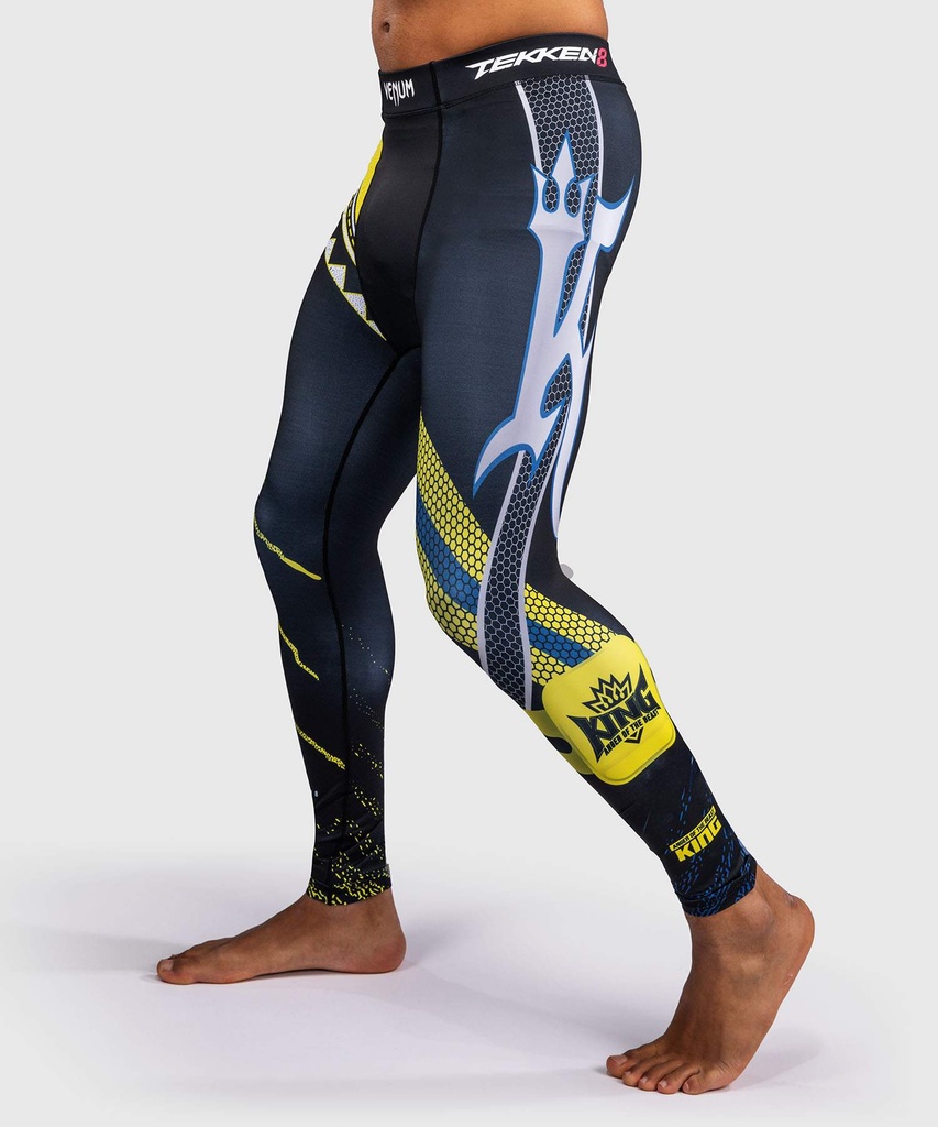 Venum Compression Pants Tekken 8 King, Schwarz-Gelb 4