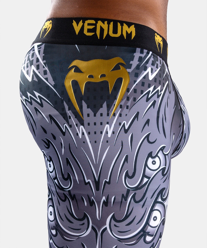 Venum Compression Pants Wolf Atak, Schwarz-Grau 5