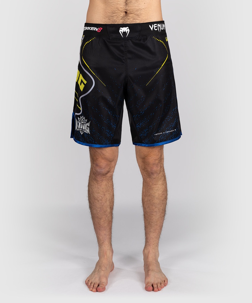 Venum Fight Shorts Tekken 8 King, Schwarz-Gelb 2
