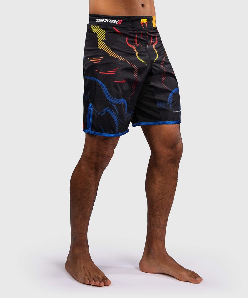 Venum Fight Shorts Tekken 8 Yoshimitsu, Schwarz-Orange 3