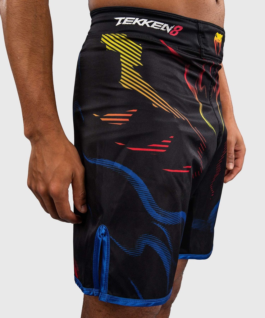 Venum Fight Shorts Tekken 8 Yoshimitsu, Schwarz-Orange 6