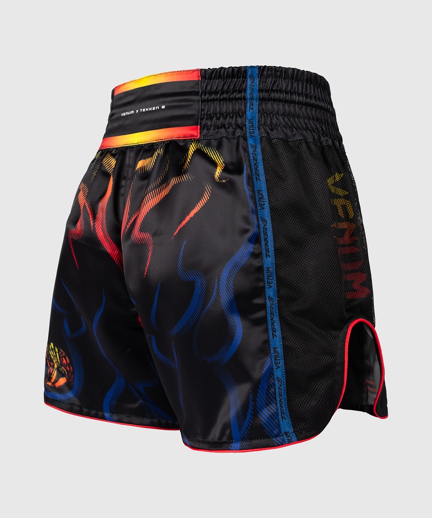 Venum Muay Thai Shorts Tekken 8 Yoshimitsu, Schwarz-Orange 3