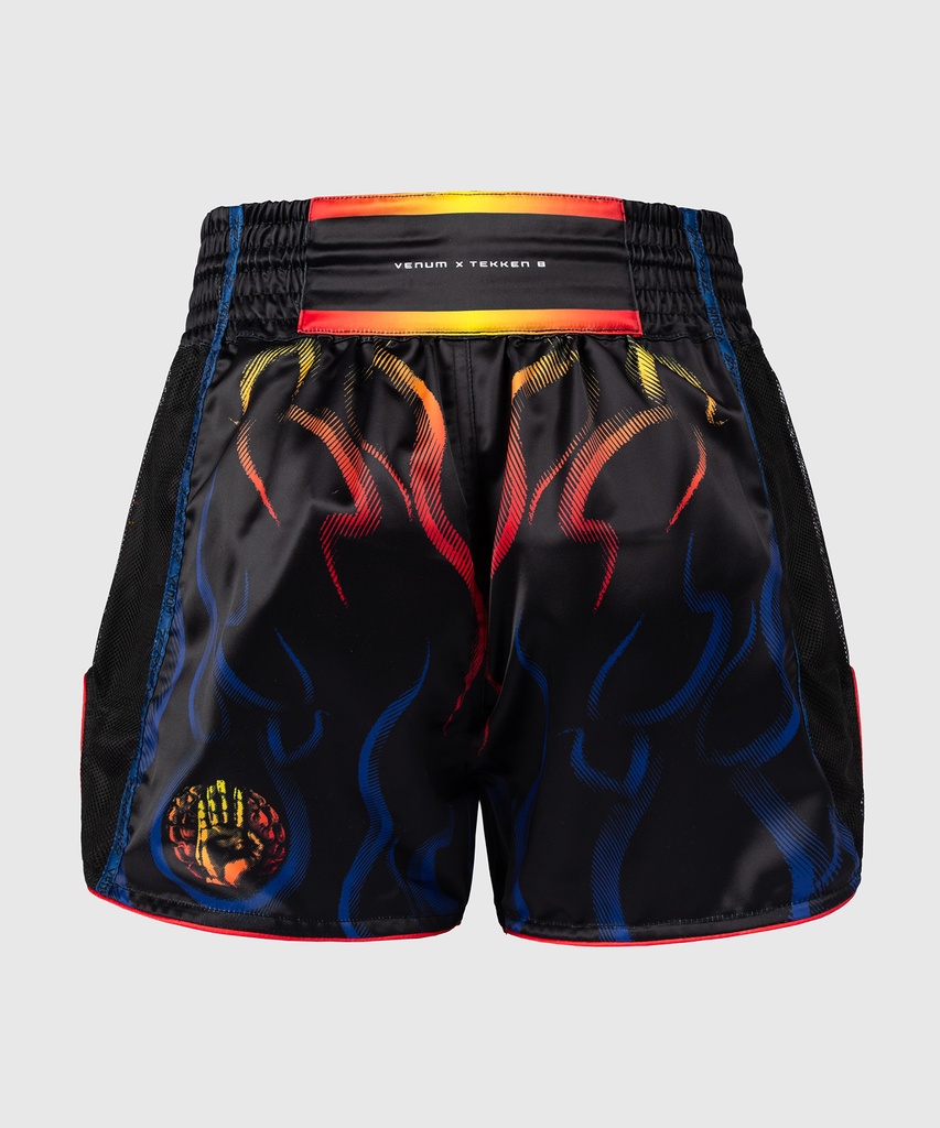 Venum Muay Thai Shorts Tekken 8 Yoshimitsu, Schwarz-Orange 4