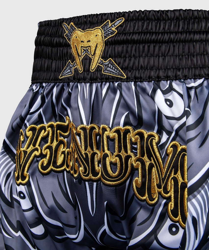 Venum Muay Thai Shorts Wolf Atak, Schwarz-Grau 6