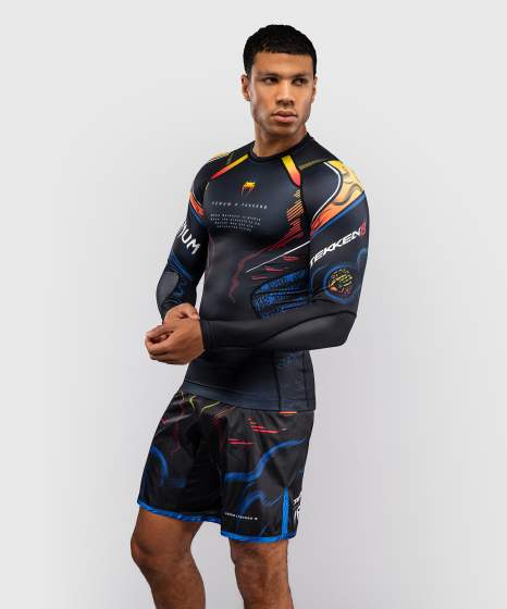 Venum Rash Guard Tekken 8 Yoshimitsu, Schwarz-Orange 3