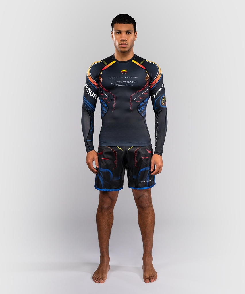 Venum Rash Guard Tekken 8 Yoshimitsu, Schwarz-Orange 7