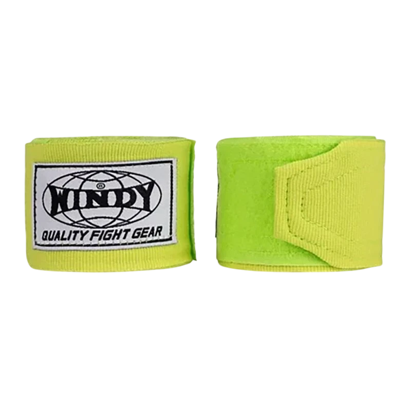 Windy Boxbandagen 4,5m Halbelastisch, Grün 2