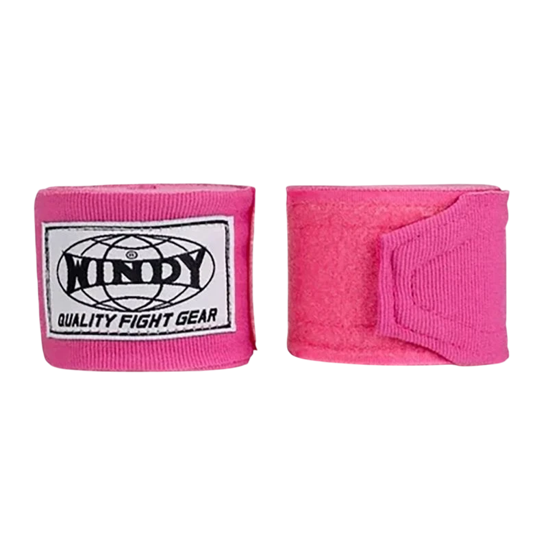 Windy Boxbandagen 4,5m Halbelastisch, Pink 3