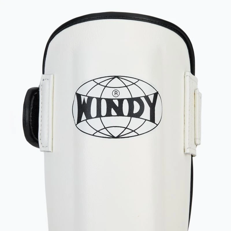 Windy Schienbeinschoner Leder, Weiß 6