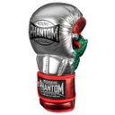 Phantom MMA Sparring Handschuhe Mexico, Silber-Grün-Rot 2