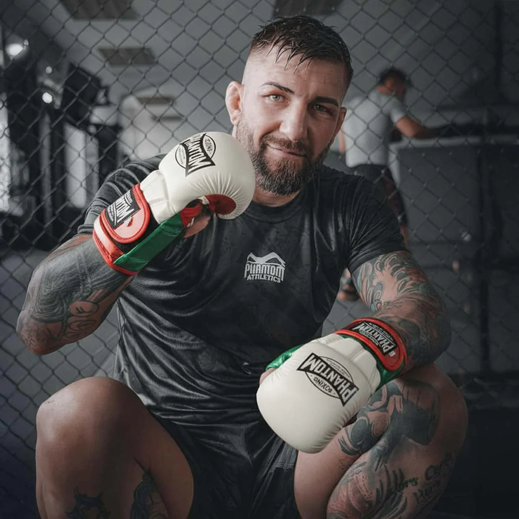 Phantom MMA Sparring Handschuhe Mexico, Weiß-Grün-Rot 6