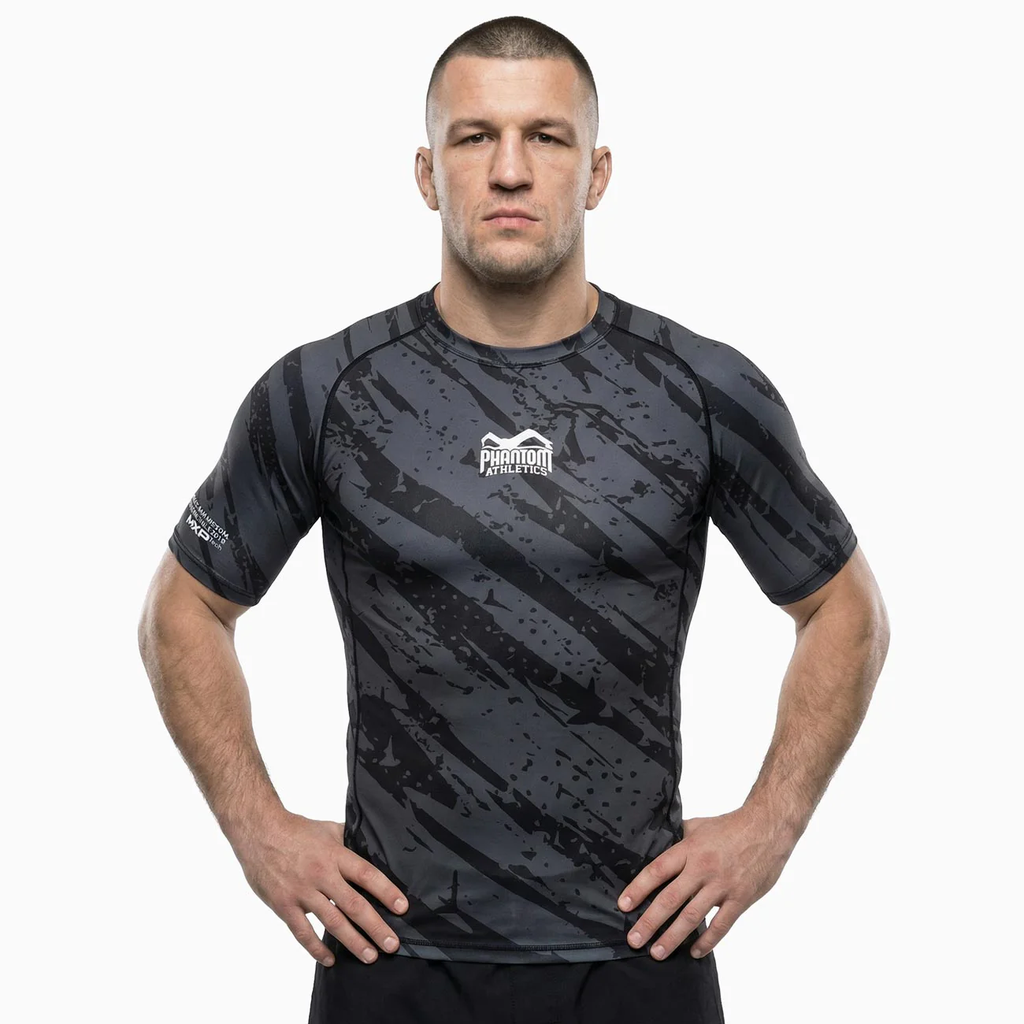 Phantom Rash Guard Evo Camo Tiger, Schwarz-Grau 4
