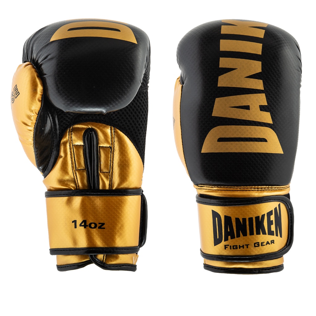 Daniken Boxhandschuhe Eclipse, Schwarz-Gold