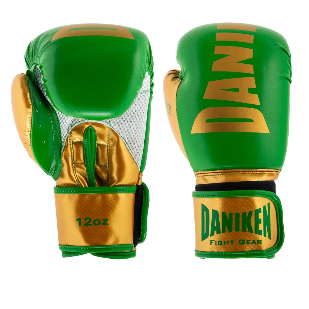 Daniken Boxhandschuhe Eclipse, Grün-Gold