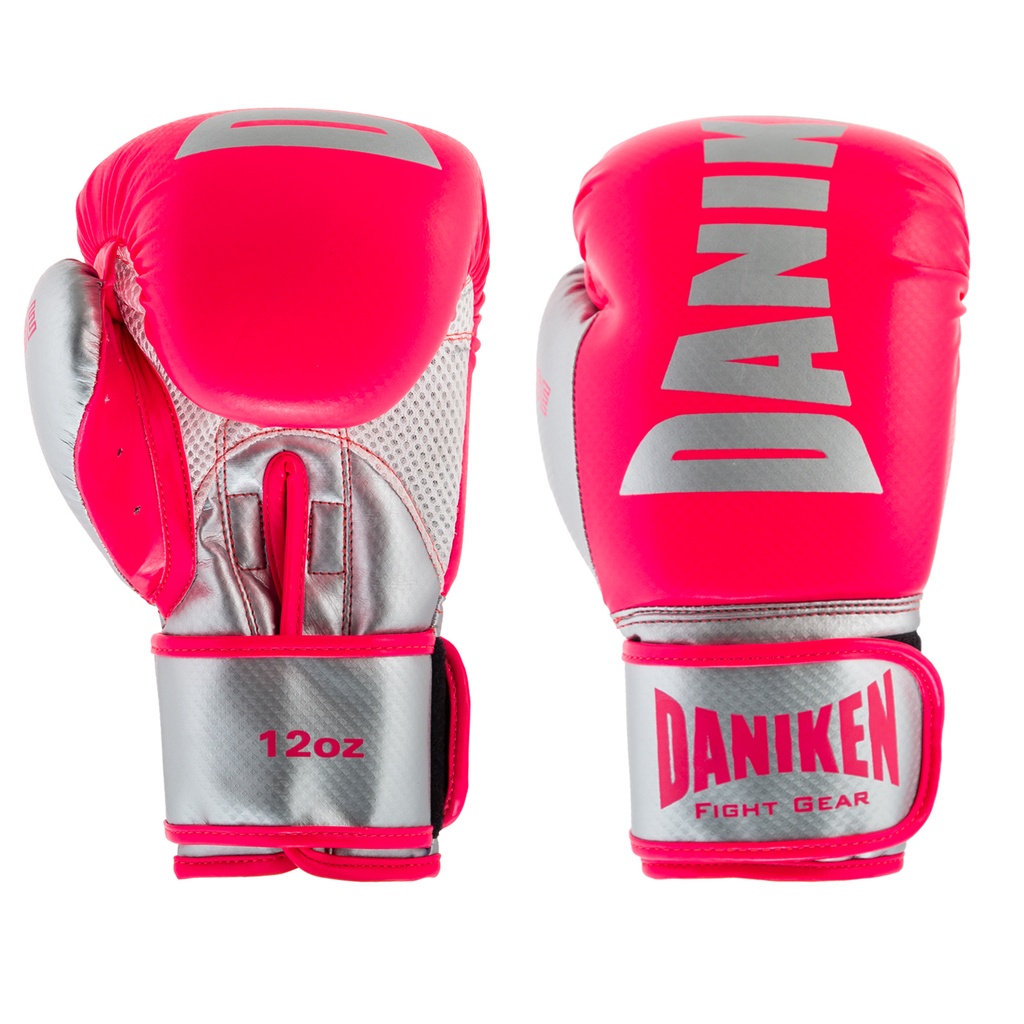 Daniken Boxhandschuhe Eclipse, Pink-Silber