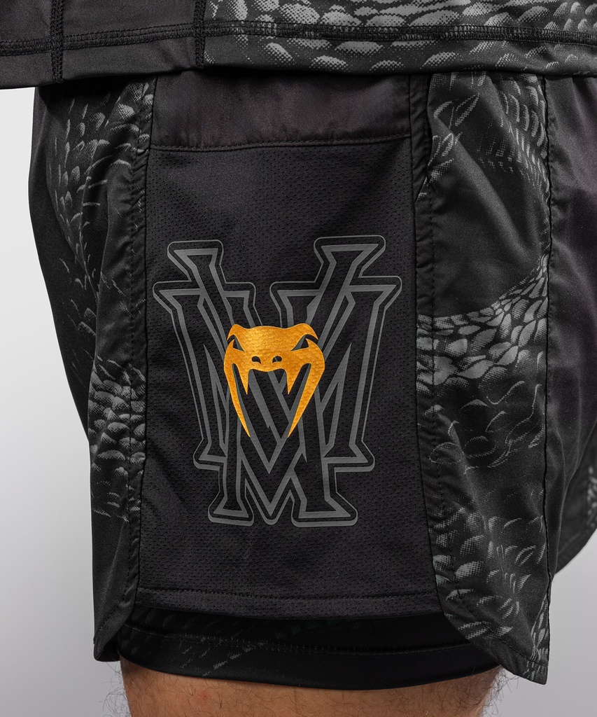 Venum Training Shorts Matupa, Schwarz-Grau 5