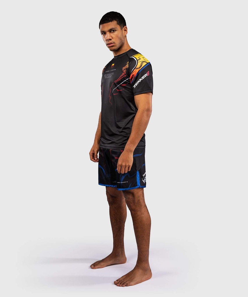 Venum T-Shirt Dry Tech Tekken 8 Yoshimitsu, Schwarz-Orange 7