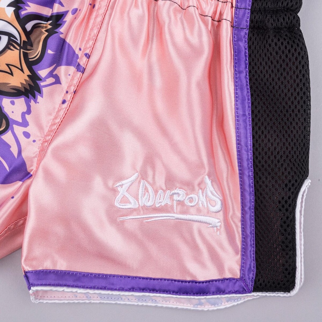 8Weapons Muay Thai Shorts Jenny Kids, Pink 5
