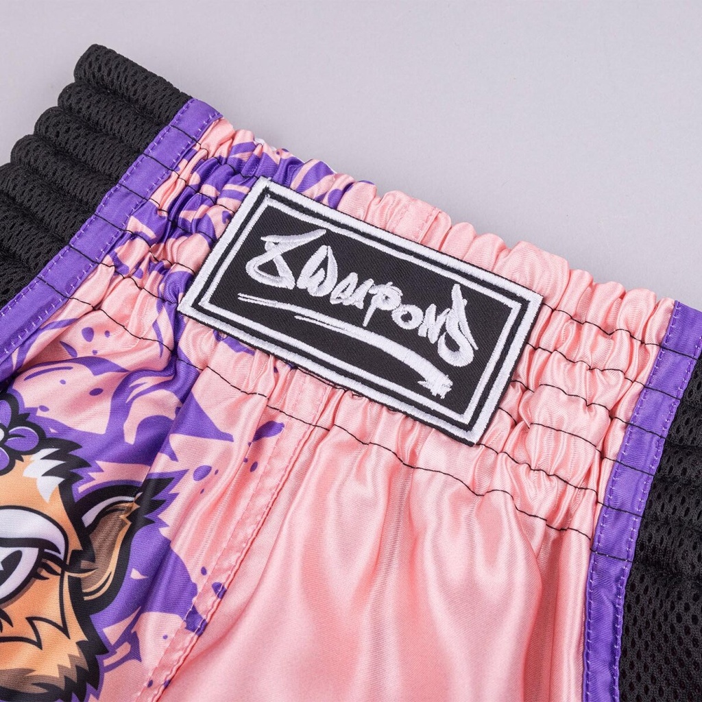 8Weapons Muay Thai Shorts Jenny Kids, Pink 6