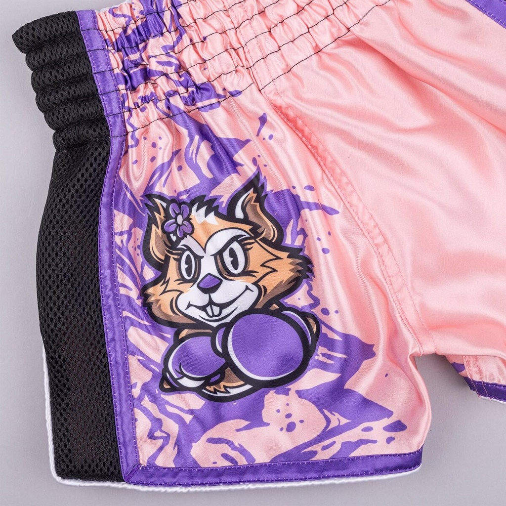 8Weapons Muay Thai Shorts Jenny Kids, Pink 7