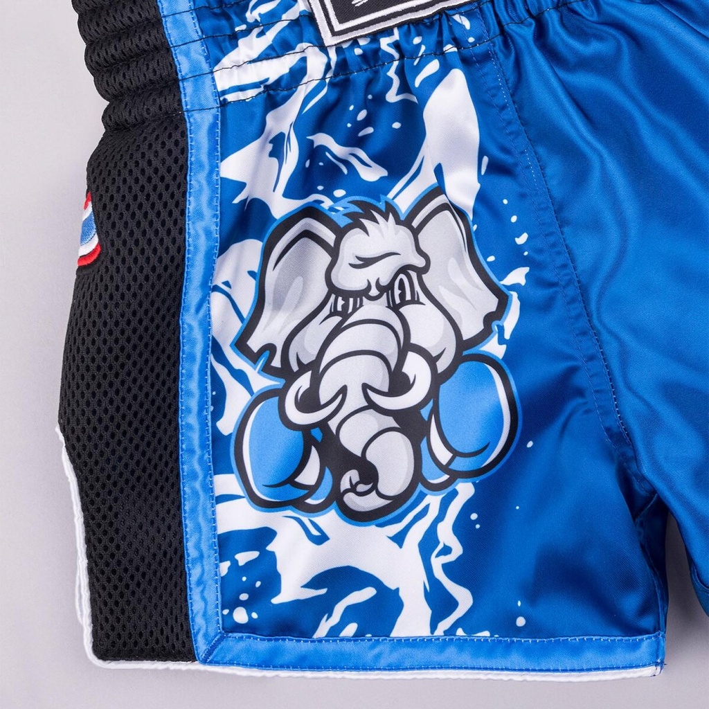 8Weapons Muay Thai Shorts Jipe Kids, Blau 4