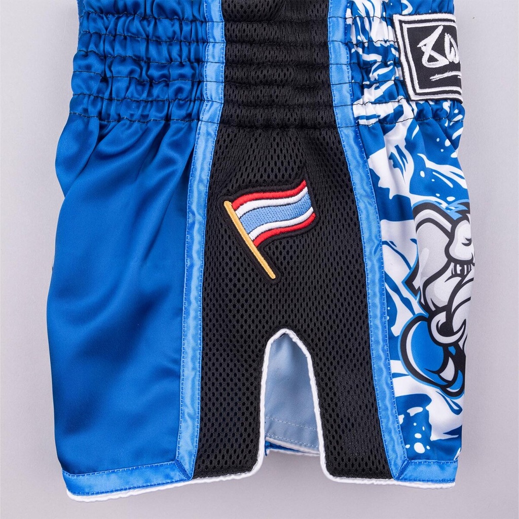 8Weapons Muay Thai Shorts Jipe Kids, Blau 8