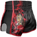 8Weapons Muay Thai Shorts Joe Kids, Schwarz-Rot 2