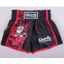 8Weapons Muay Thai Shorts Joe Kids, Schwarz-Rot 3