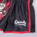 8Weapons Muay Thai Shorts Joe Kids, Schwarz-Rot 5