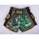 8Weapons Muay Thai Shorts Viper Kids, Grün-Schwarz 8