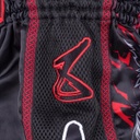8Weapons Muay Thai Shorts Wolf Kids, Schwarz-Rot 4