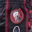 8Weapons Muay Thai Shorts Wolf Kids, Schwarz-Rot 5