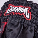 8Weapons Muay Thai Shorts Wolf Kids, Schwarz-Rot 6