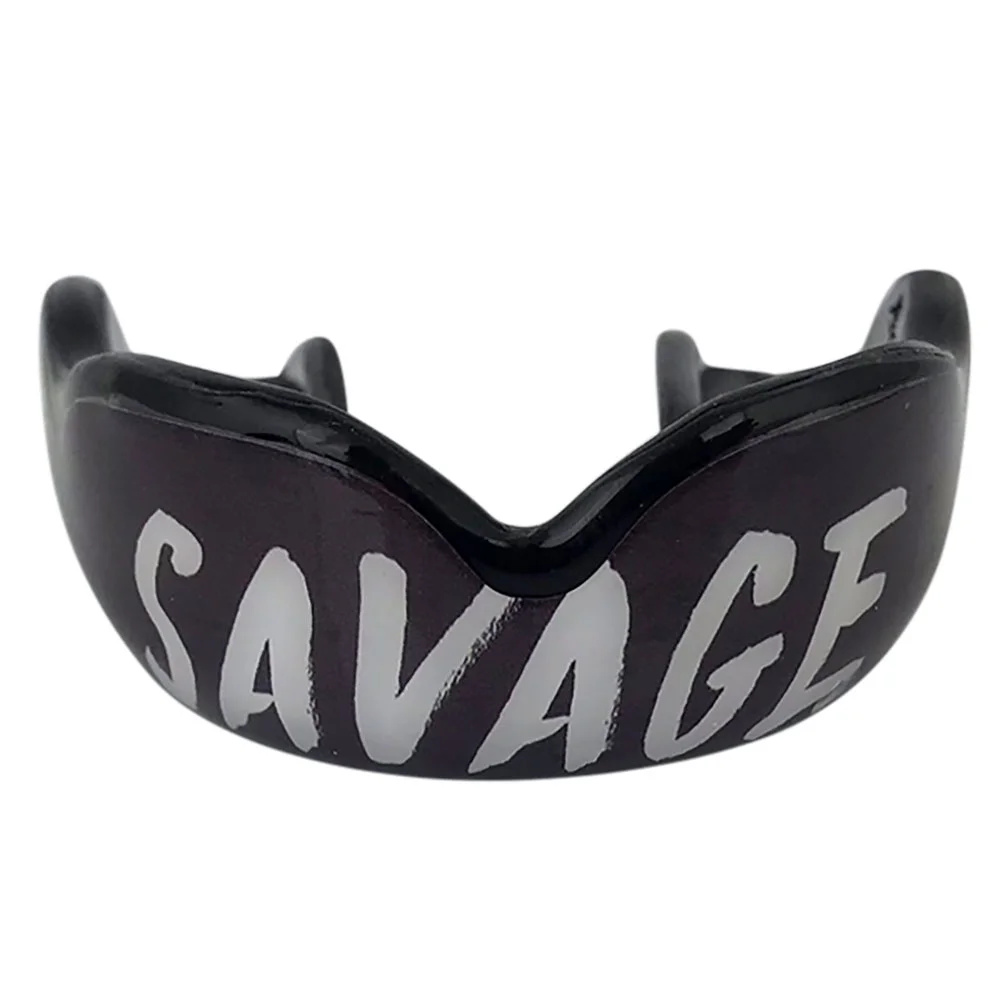 Damage Control Mundschutz High Impact Savage, Schwarz-Weiß 5
