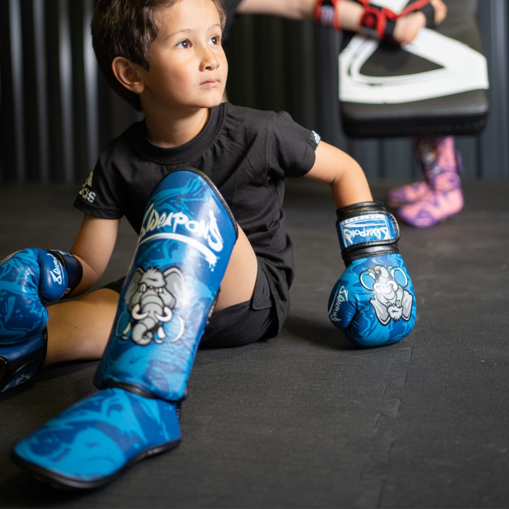 8Weapons Schienbeinschoner Jipe Kids, Blau 12