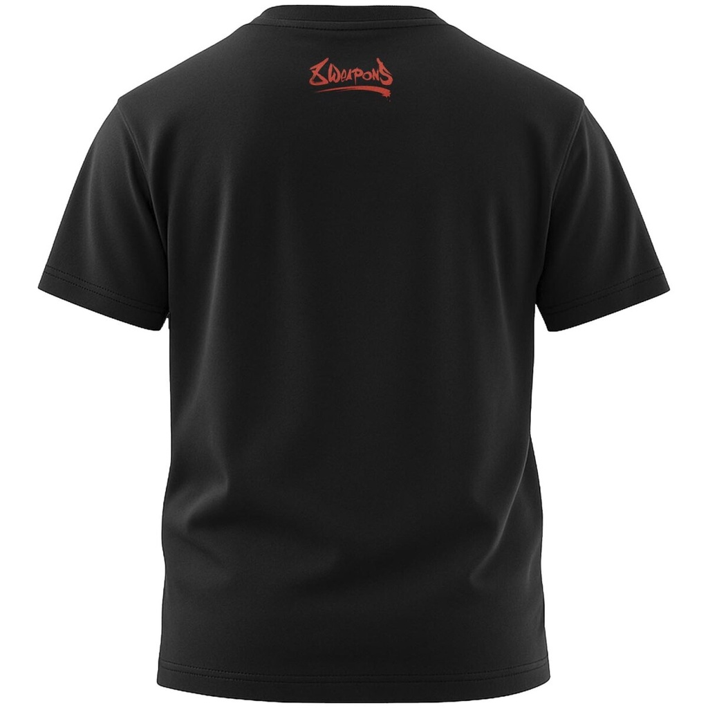 8Weapons T-Shirt Joe Kids, Schwarz-Rot 2