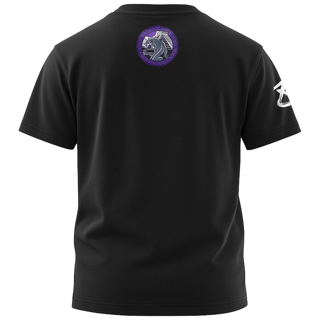 8Weapons T-Shirt Panther Kids, Schwarz-Violett 2