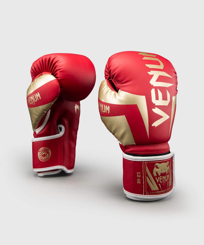 Venum Boxhandschuhe Elite, Rot-Gold 2