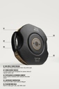 Rival Punch Shield RPS100 Professional, Schwarz-Gold 2